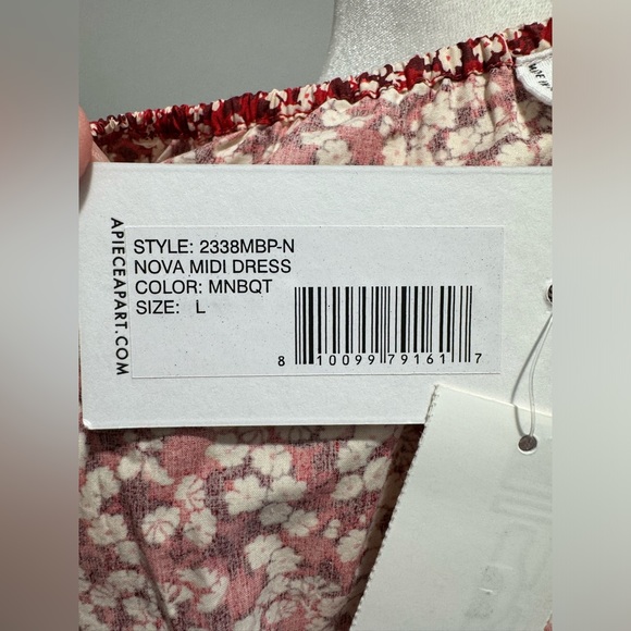 Apeice Apart Nova Midi Dress NWT - Picture 13 of 15